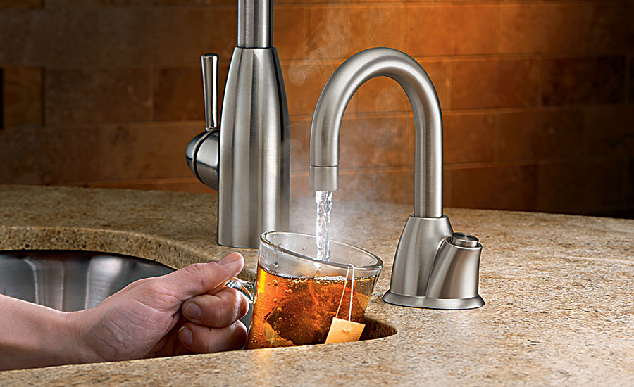 hot water dispenser for kitchen sink