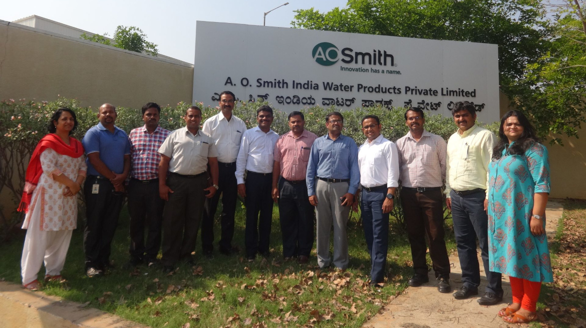 A. O. Smith expanded into the Indian market in 2005.