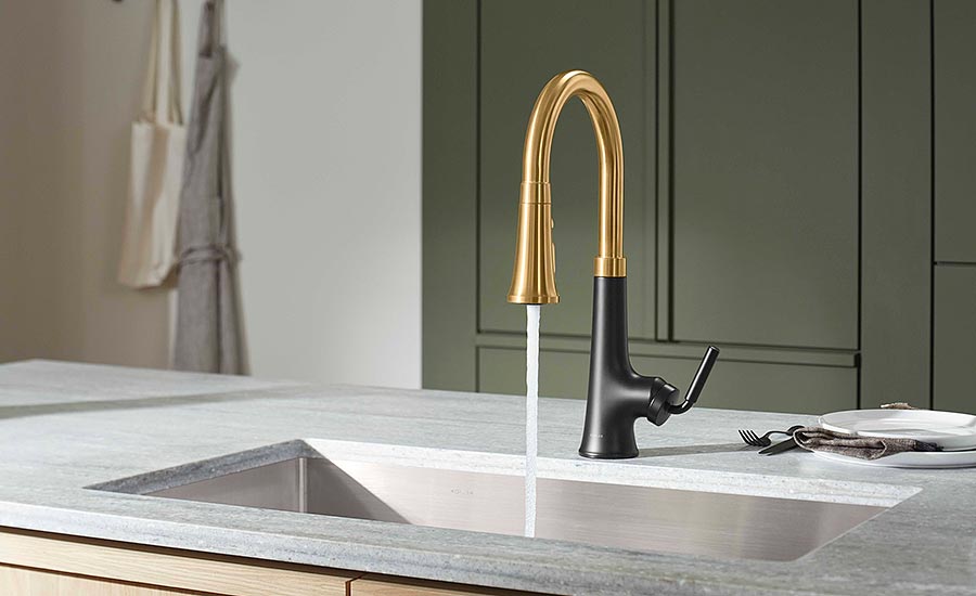 kohler kitchen faucet for double sink