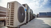 HVAC units on the roof