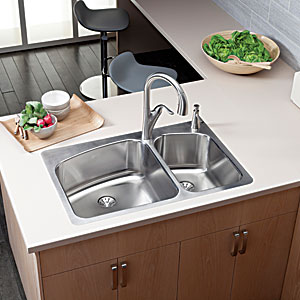Elkay double-bowl sink | 2014-01-16 | Supply House Times